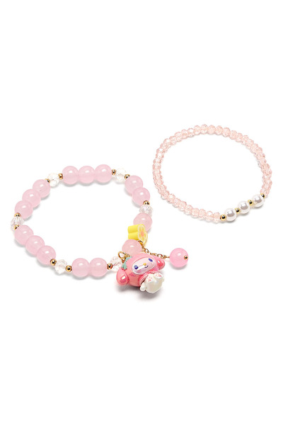 R&B مجموعة أساور My Melody للفتيات الورديات - قطعتان
