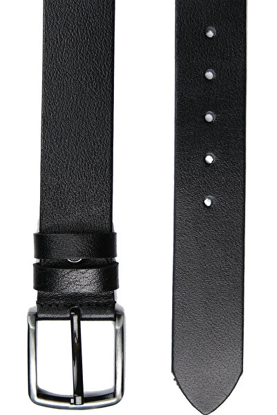 CüzCan Справжня шкіра Чорний 4 см Класичний чоловічий ремінь (KOT/KETEN)