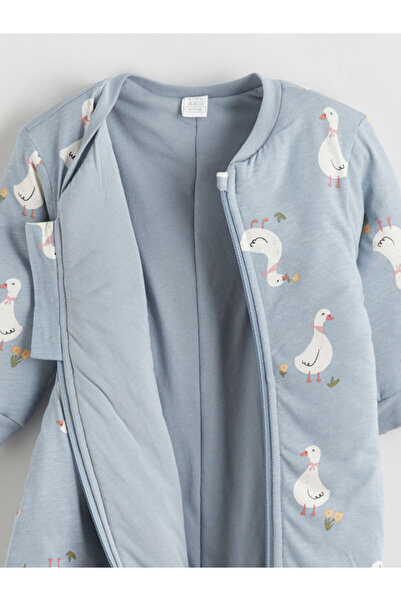 LC Waikiki Blue 2.5 Tog Baby Girl Sleeping Bag (0-12 Months with Booties, 12 Months+ Without Booties)