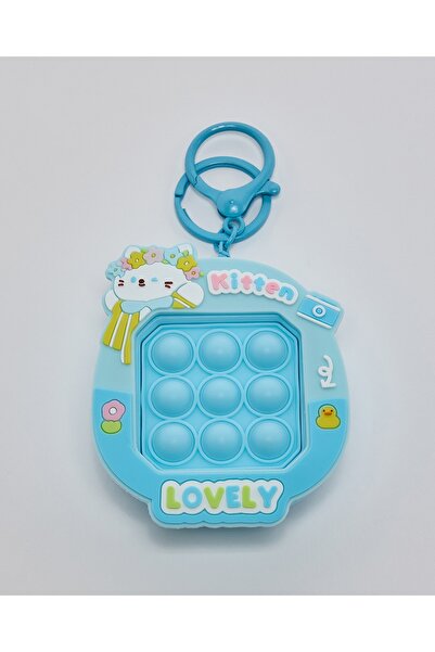 R&B Blue Unisex Blue Unisex Pop It Keychain