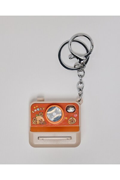 R&B Orange Unisex Orange Unisex Camera Keychain