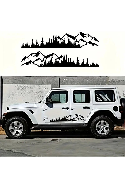 Avex Set de 2 stickere autoadezive pentru vehicule Off Road, model "Forest & ...