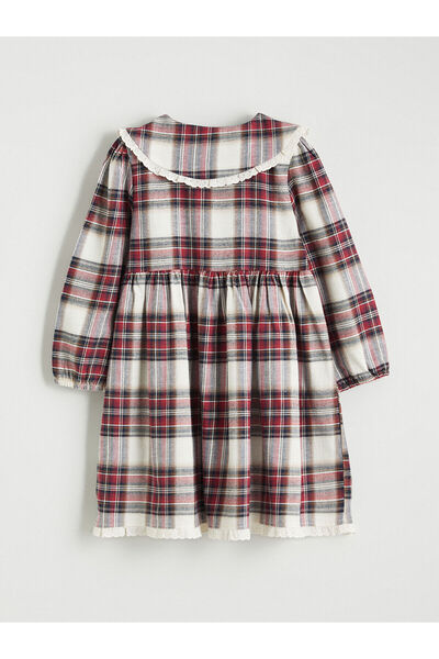 LC Waikiki Lcw Kids Bebe Collar Plaid Girl's Dress