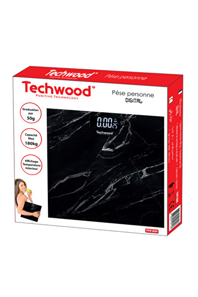 Techwood Body scale TPP-826, 180kg, 2xAAA