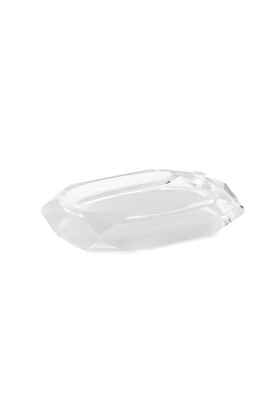 Gedy Chanelle Soap Dish, Countertop - White