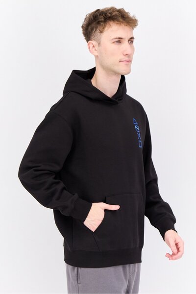 Puma x PlayStation Men Sportswear Fit Long Sleeves Outdoor Hoodies, Black