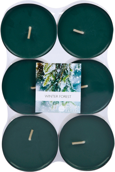 Mueller kerzen set 6 maxipastile parfumate christam winter forest