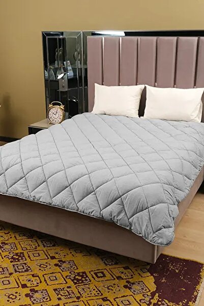 yasetex tasarım Double Wool Quilt 195X215 cm - 100% Lamb Wool, 3 Kg, Breathable, Sweat-Free, 4 Seasons Comfort