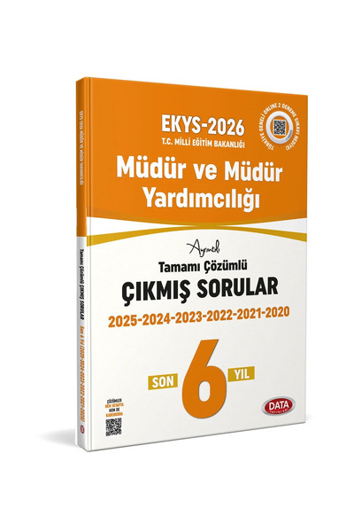 Data Yayınları 2026 MEB EKYS Müdür ve Müdür Yardımcılığı 5 Yıl Çıkmış Sorular...