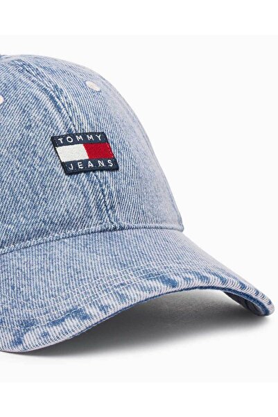 Tommy Hilfiger Eskitilmiş Kot Kadın Şapka