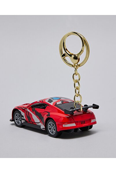 R&B Red Unisex Red Unisex Car Keychain