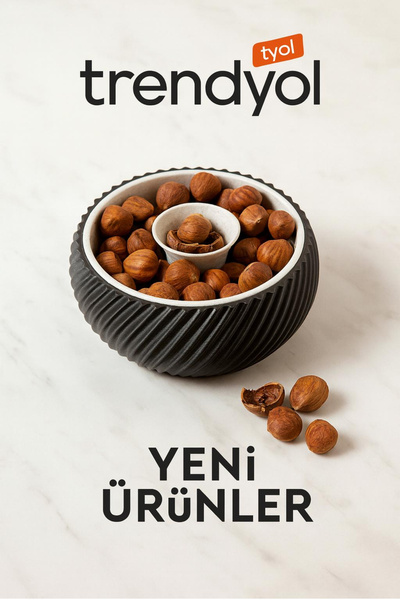 ESENLİWE Fındık Fıstık Çekirdek Kasesi Dekoratif Sunum Kolay Hijyenik Kullanı...