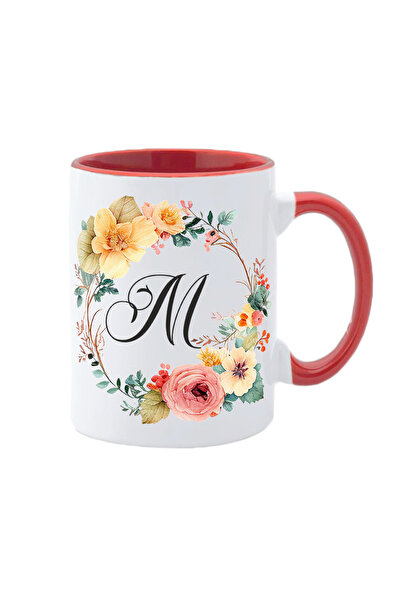 AFFIX THE DIFFERENT PERSPECTIVE Cana alba personalizata cu initiala numelui i...