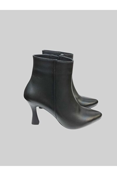 Escarpinshoes KADIN HAKİKİ DERİ TOPUKLU ŞIK GÜNLÜK BOT