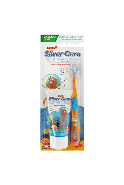 SILVER CARE Junior Soft ToothBrush + Toothpaste 50ml