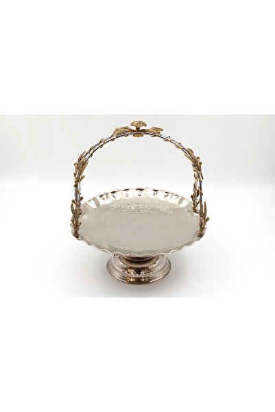 ANTEPSEPETİ Silver Plated Copper Holder for Presentation