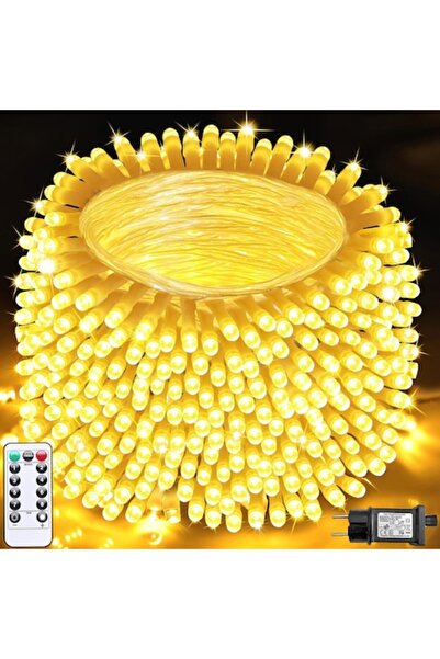 BYONDSELF Χριστουγεννιάτικα φωτάκια, 50 m, 400 LED, 8 λειτουργίες, θερμό λευκό