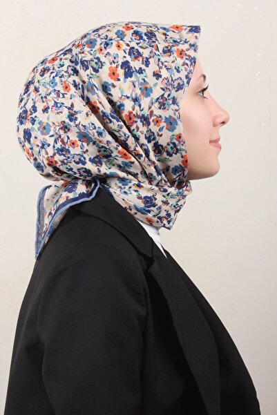 LOCELLA ESARP Lo'cella Pamuklu Soft Eşarp 4161-11 İndigo