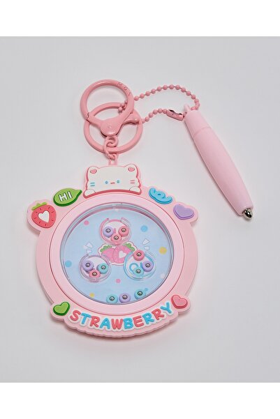 R&B Pink Unisex Pink Unisex Puzzle Keychain