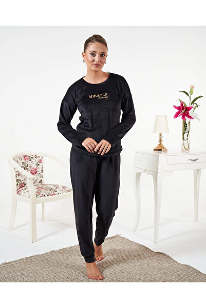 Estiva 25384 Long Sleeve Velvet Pajama Set