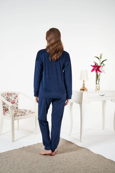 Estiva 25386 Long Sleeve Velvet Pajama Set