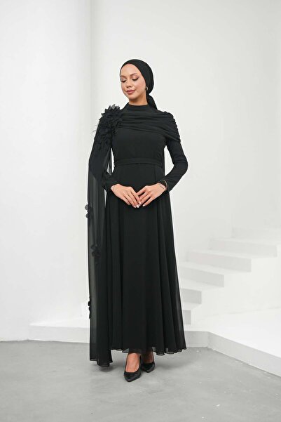 hakimoda Gülcen Şifon Tesettür Abiye