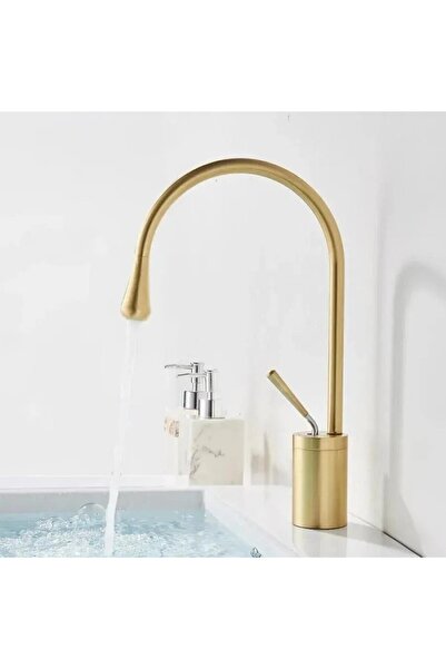 Alessandro DESIGN Baterie Lavoar, Alama Sanitara, Auriu