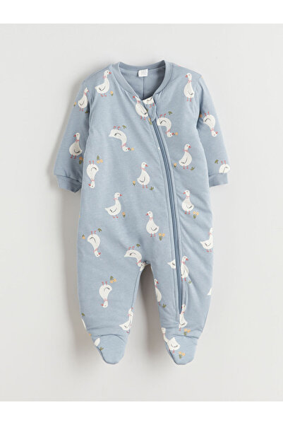 LC Waikiki Blue 2.5 Tog Baby Girl Sleeping Bag (0-12 Months with Booties, 12 Months+ Without Booties)