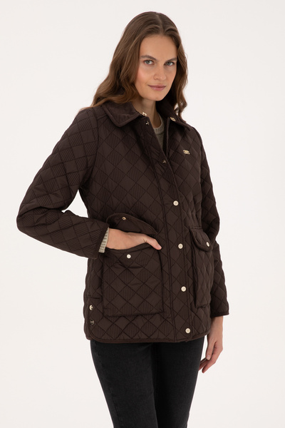 U.S. Polo Assn. Women's Dark Brown Coat 50307939-Vr084