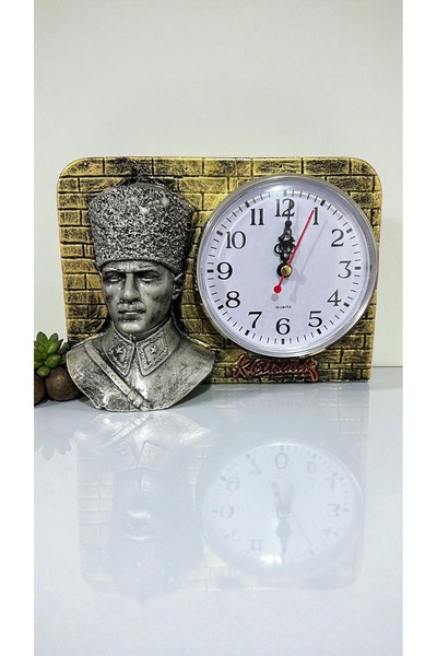 imosas Atatürk Büstlü Dekoratif Duvar Saati