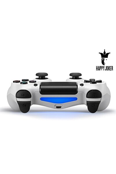 HAPPY JOKER Controler wireless PS4 doubleshock-J01, alb