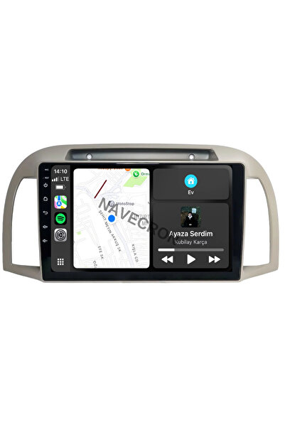 NAVECRON NISSAN MICRA 2003-10 UYUMLU ANDROID MULTİMEDYA GERÇEK 4/64 KABLOSUZ ...