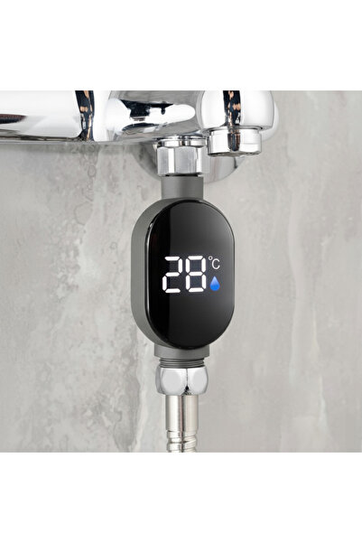 almital mobilya aksesuarları furniture accessories Caldo Led Ekran Siyah Bany...