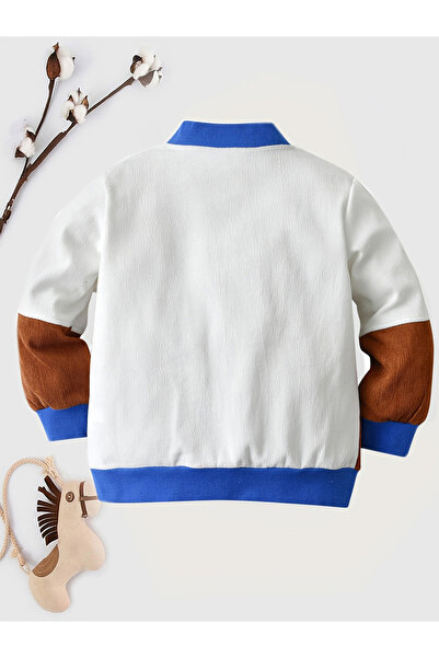 Take Two By Styli Color Block Zip Up Long Sleeve Jacket