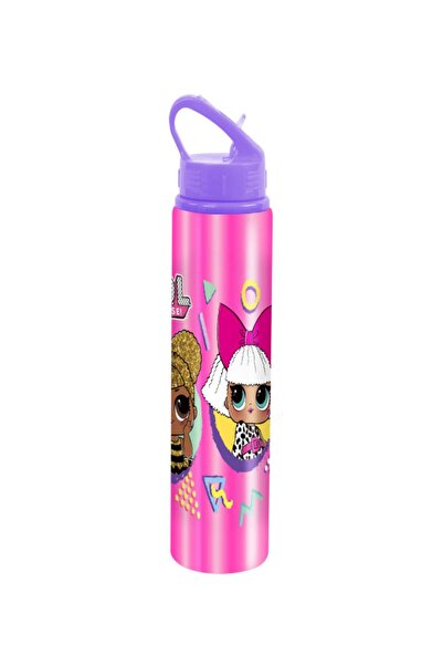 L.O.L. SURPRISE LOL Surprise! Aluminum Premium Water Bottle -600ml, Leak-Proof Flip Lid, Lightweight & Durable