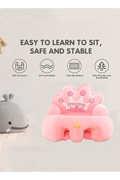 Generic Baby Sitting Support Seat Sitting Chair Baby Sofa Toy Learn Sitting Seat With Non-Slip Bottom