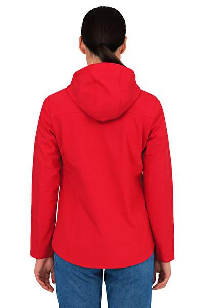 Crozwise Women's Fleece Lined Water & Windproof Softshell Winter Coat Jacket 5037-B 07