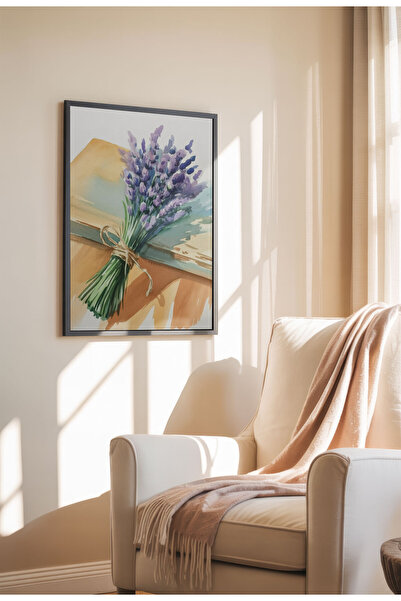 21mxm Unframed Lavender Canvas Poster - Digital Print on Matte Canvas - Lavender bouquet