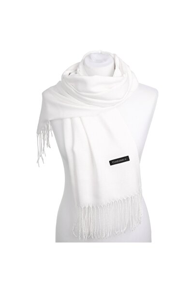 Born86 Women's Scarf, Textile, White, One Size