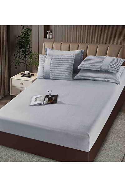 CHIRASO Cocolino Duvet Set Rabbit Fur and Velvet 200x230, ELASTIC Sheet 180x200, 4 Pillowcases