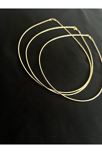 Chichita Jewelry 14K Kaplama Gold Renk İnce Choker Boy Xuping Kolye