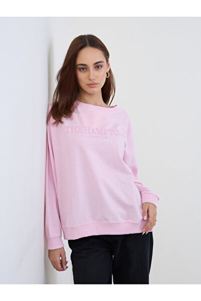 Styli سويت شيرت هامبتونز باللون الوردي