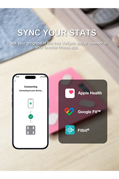 Lawazim Body Scale Bluetooth - Smart Glass Scale for Weight and Fitness Tracking