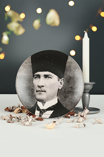 Keramika Atatürk Portre Hediyelik/Dekoratif Tabak 18239