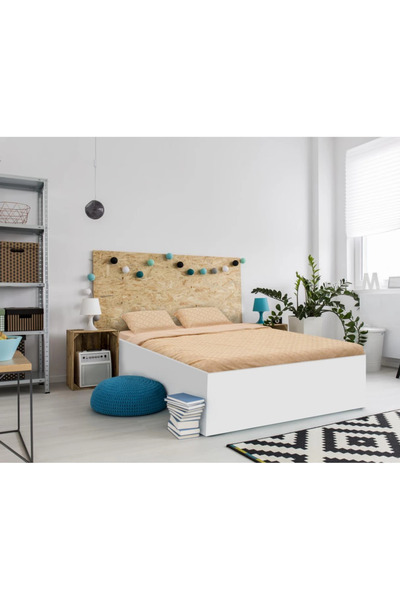 Heinner King Size Bed Linen with Tufted Embroidery - Cream