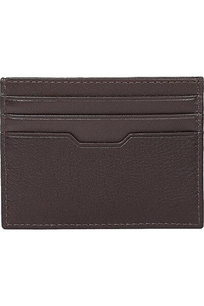 Tommy Hilfiger Men Brown Polyurethane Downtown Card Holder