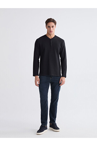 LC Waikiki Crew Neck Long Sleeve Men's T-Shirt