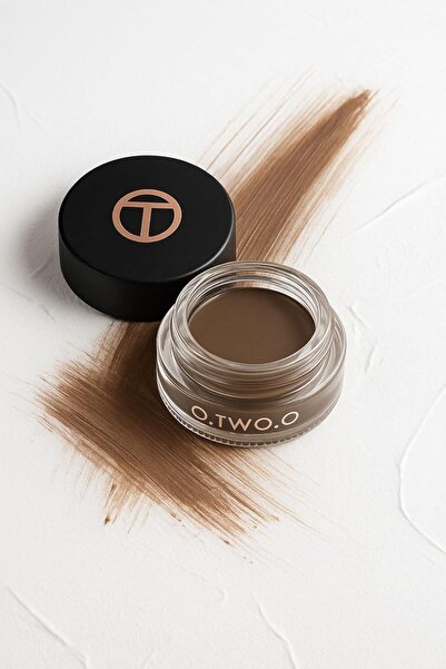 o.two.o جل الحواجب ديب براو بوماد، بني غامق