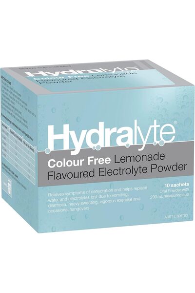 HYDRALYTE Lemon Juice Flavour Electrolyte Powder, 10 Sachets