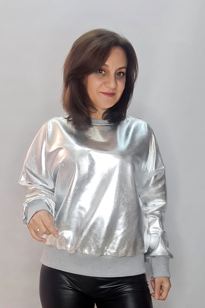 Massella GÜMÜŞ VARAKLI SWEAT